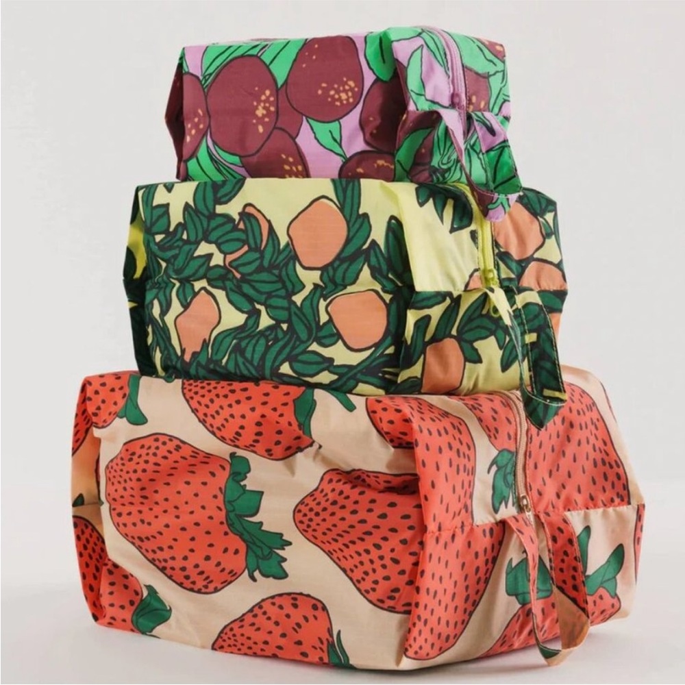 Baggu 3D zip set - Backyard Fruit